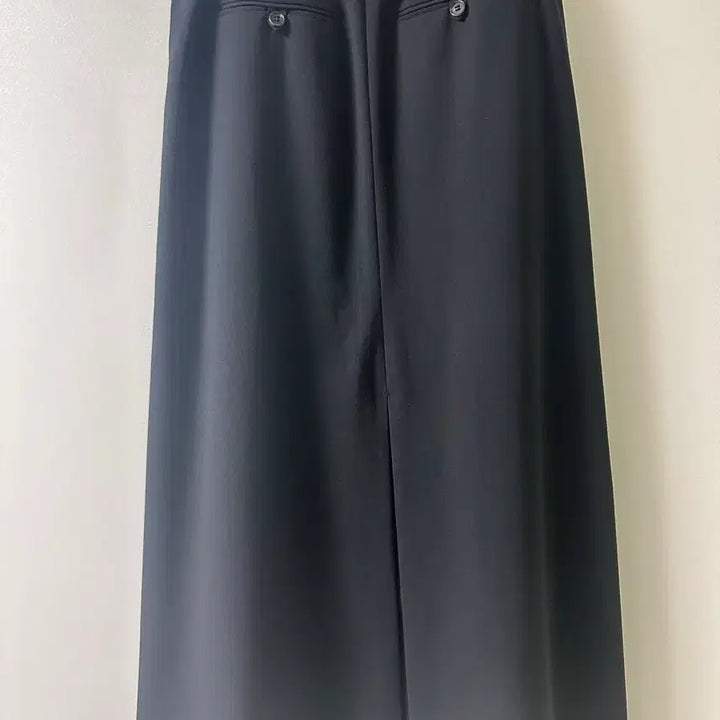 [BUNJANG] Facade Pattern Summer Wool Pleated Skirt (Black, S) / 파사드패턴 썸머 울 플리츠스커트(블랙,S)