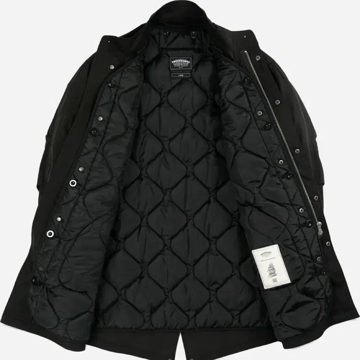 [BUNJANG] Prismworks Vincent M65 Fishtail Parka Black Matte (Includes Liner Jacket) / [프리즘웍스] M65 빈센트 피쉬테일 파카 블랙 무광 L (내피 포함)