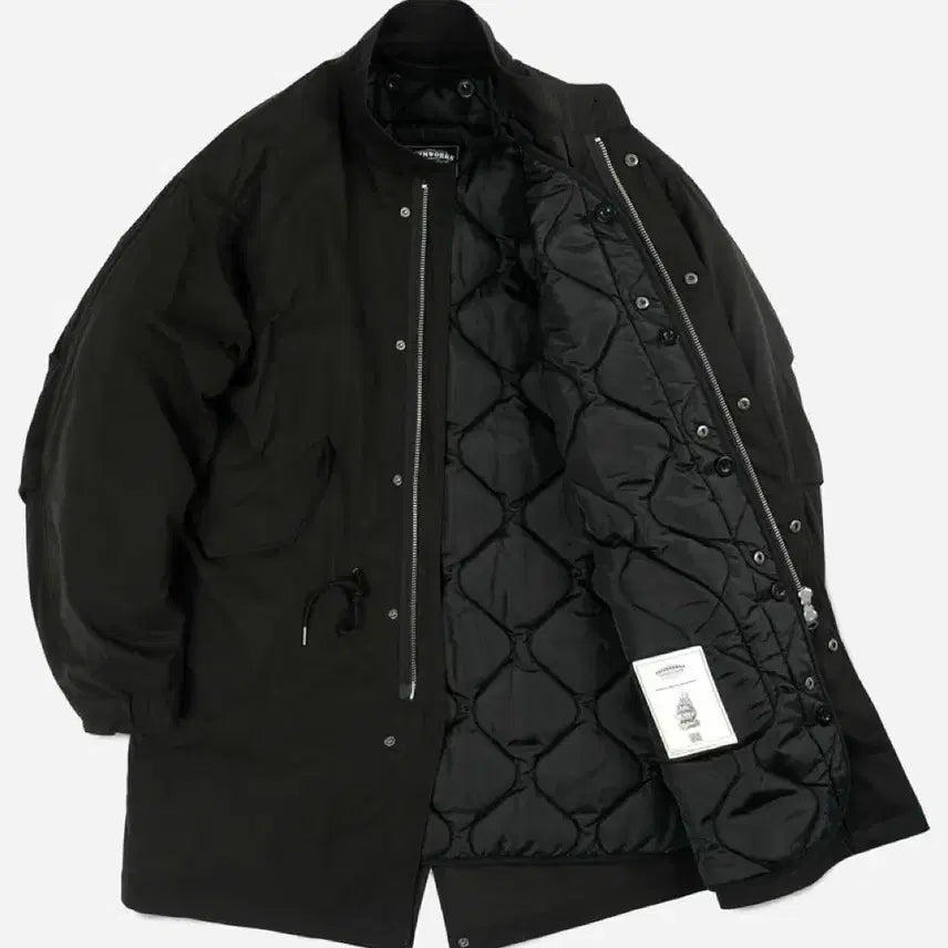 [BUNJANG] Prismworks Vincent M65 Fishtail Parka Black Matte (Includes Liner Jacket) / [프리즘웍스] M65 빈센트 피쉬테일 파카 블랙 무광 L (내피 포함)
