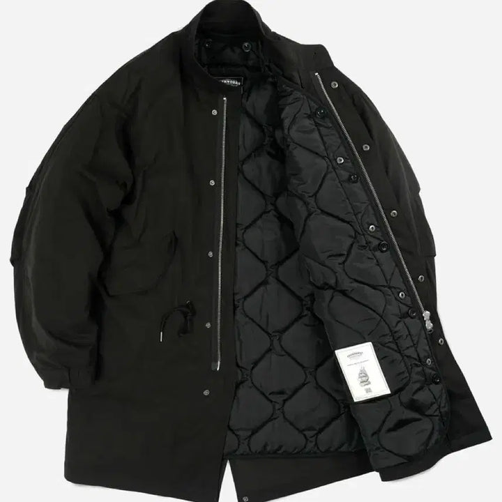 [BUNJANG] Prismworks Vincent M65 Fishtail Parka Black Matte (Includes Liner Jacket) / [프리즘웍스] M65 빈센트 피쉬테일 파카 블랙 무광 L (내피 포함)