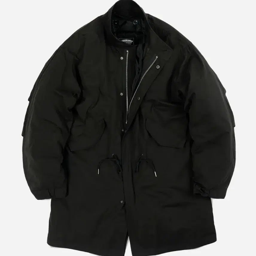 [BUNJANG] Prismworks Vincent M65 Fishtail Parka Black Matte (Includes Liner Jacket) / [프리즘웍스] M65 빈센트 피쉬테일 파카 블랙 무광 L (내피 포함)