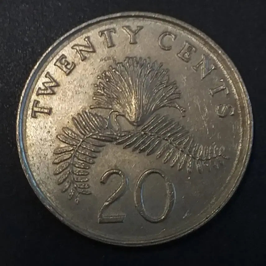 [BUNJANG] 1987 Singapore 20 Cent Coin / 1987년 싱가포르 20센트 동전 w928