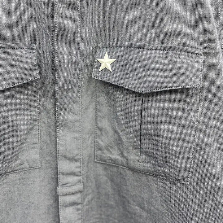 [BUNJANG] Solid Homme Denim-Like Long Sleeve Shirt / 솔리드 옴므 긴팔셔츠