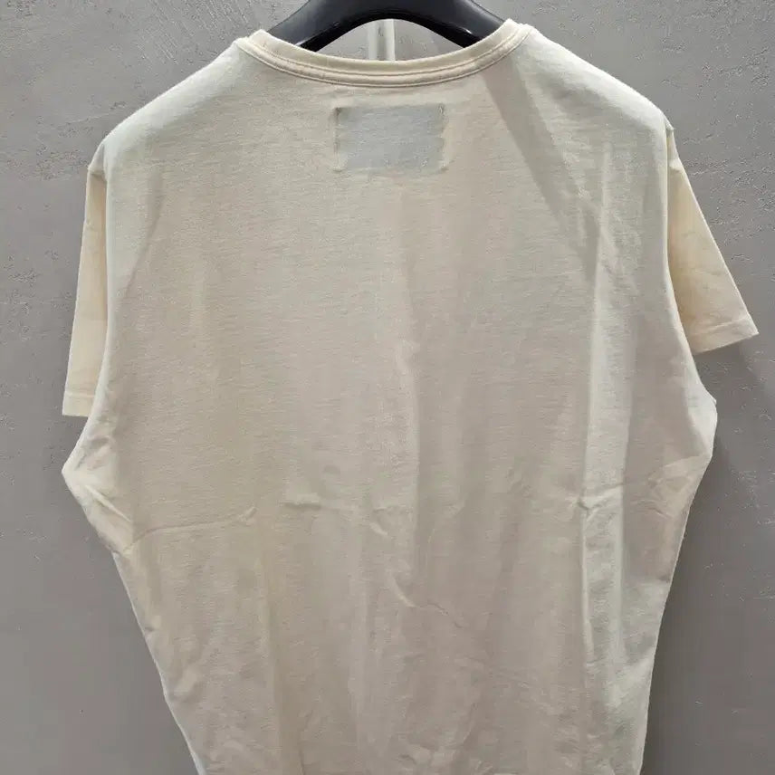 [BUNJANG] Satur Cotton Short Sleeve T-Shirt Beige M / 세터 SATUR 반팔 티셔츠 M/베이지