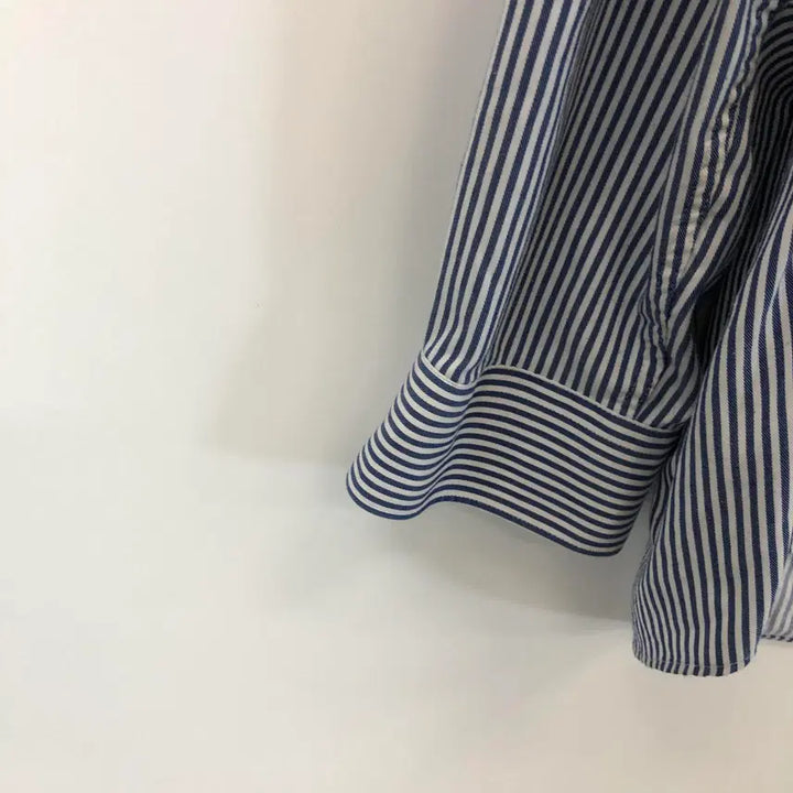 [BUNJANG] ST. Dupont Blue Stripe Blend Shirt / ST듀퐁 블루 스트라이프셔츠 95-100