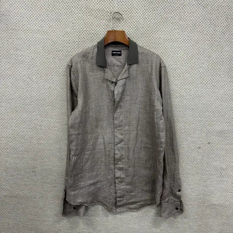 [BUNJANG] Giorgio Armani Linen Shirt Size 39 / 조르지오 아르마니 린넨 셔츠 39 D01145