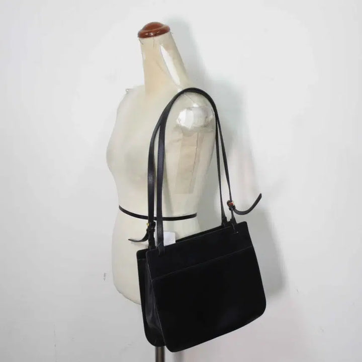 [BUNJANG] Couronne Leather Shoulder Bag Black / B-10692/쿠론 정품 여성용 가죽 숄더백
