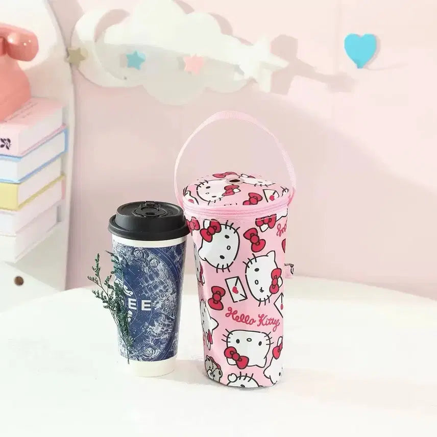 [BUNJANG] Sanrio Hello Kitty Tumbler Bag Red/Pink / 산리오 키티 텀블러백 레드/핑크