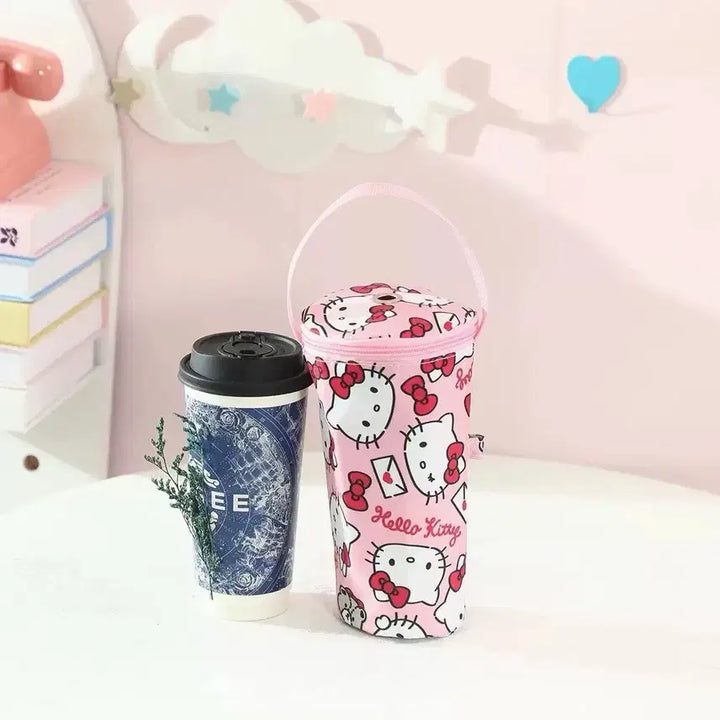 [BUNJANG] Sanrio Hello Kitty Tumbler Bag Red/Pink / 산리오 키티 텀블러백 레드/핑크
