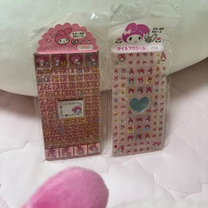 [BUNJANG] Sanrio My Melody Vintage Tile Stickers Bundle Set / 산리오 고전 마이멜로디 거울 타일스티커(일괄)