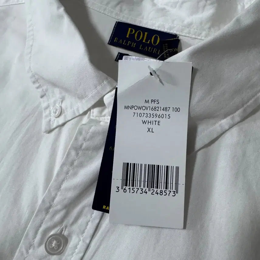 [BUNJANG] Polo Ralph Lauren New Model White Shirt XL / 새상품 신형 폴로 랄프로렌 화이트 셔츠