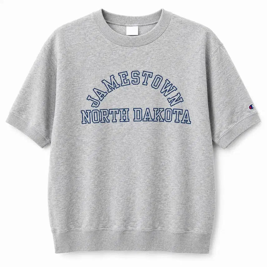 [BUNJANG] College Graphic Short Sleeve Sweatshirt XL / 컬리지그래픽 반팔 스웨트셔츠 XL