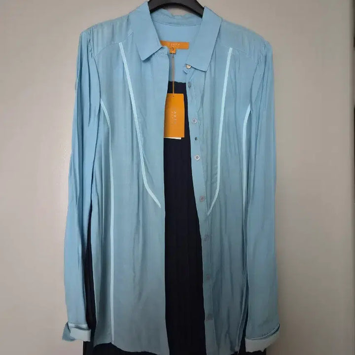 [BUNJANG] ISABEY Color Block Shirt / ISABEY 배색셔츠 (새상품)