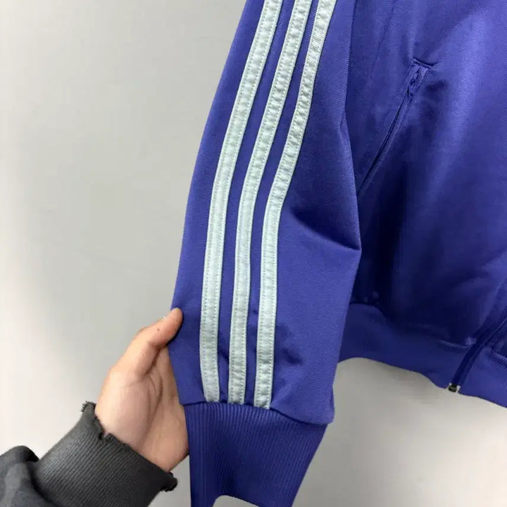 [BUNJANG] Adidas Firebird Purple Track Top Jersey A3863 / 아디다스 구파이어버드 퍼플 트랙탑져지 A3863