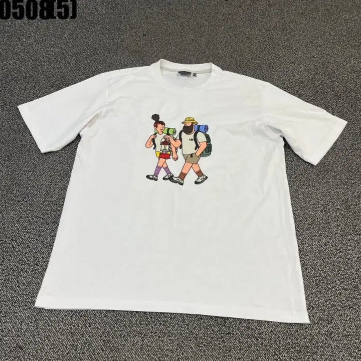 [BUNJANG] New Balance Character Graphic T-Shirt / 뉴발란스 캐릭터 반팔 티셔츠