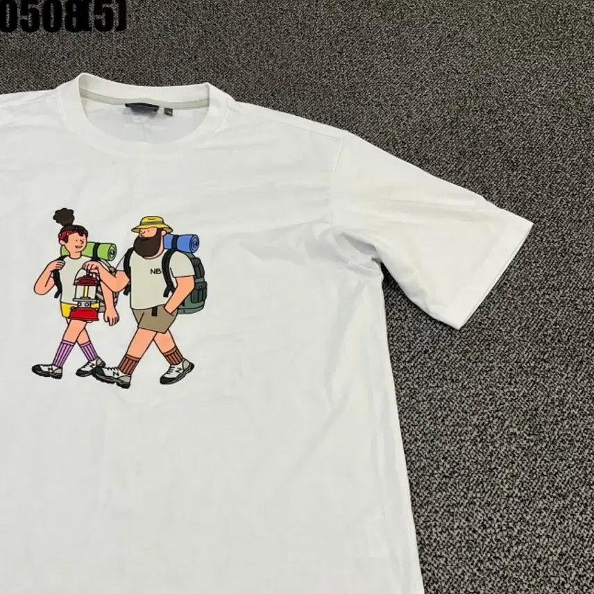 [BUNJANG] New Balance Character Graphic T-Shirt / 뉴발란스 캐릭터 반팔 티셔츠