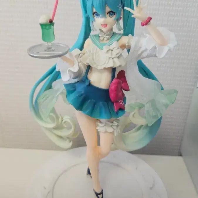 [BUNJANG] Hatsune Miku Melon Soda Figure - Project SEKAI x Vocaloid / 하츠네미쿠 메론소다 피규어 판매 프세카 보컬로이드