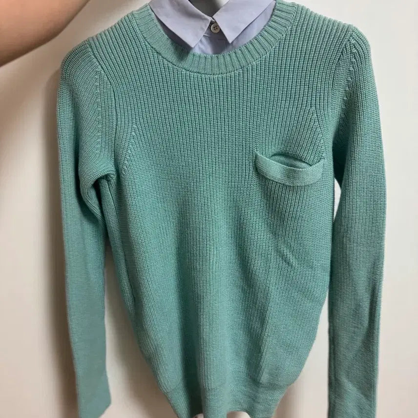 [BUNJANG] Sacai Layered Shirt Knit / (정품) Sacai 사카이 셔츠 레이어드 니트