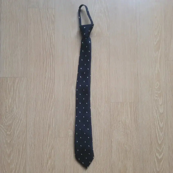 [BUNJANG] SPASSO Navy Dot Necktie / SPASSO 네이비 도트 넥타이