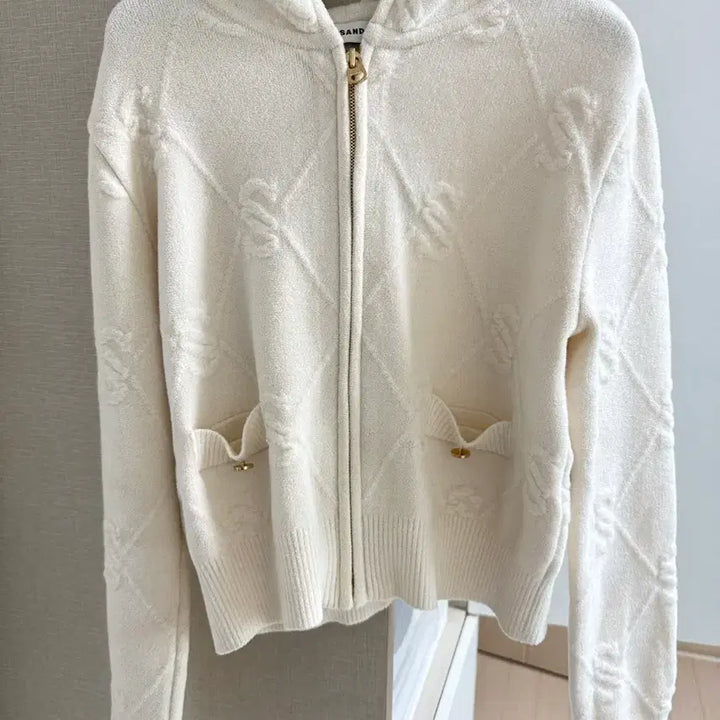[BUNJANG] Sandro Logo Hoodie Zip-Up / 산드로 로고 후드집업