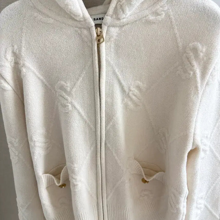 [BUNJANG] Sandro Logo Hoodie Zip-Up / 산드로 로고 후드집업