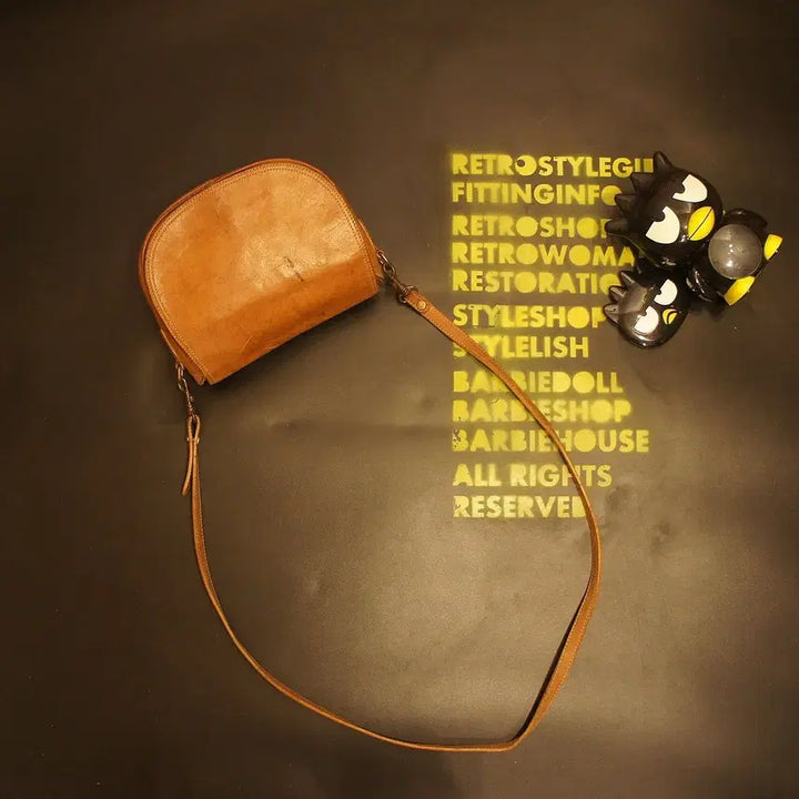 [BUNJANG] 495 Leather Crossbody Bag / 495 크로스가방 크로스백 가죽백 가죽가방 빈티지가방 여자가방 여자백