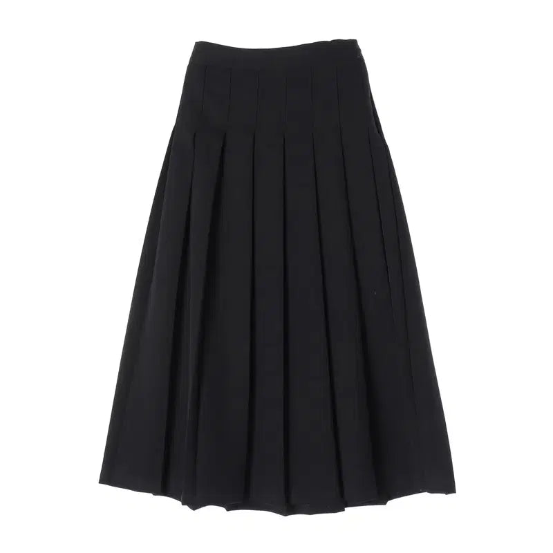[BUNJANG] Pleated Elastic Waist Skirt (Women&