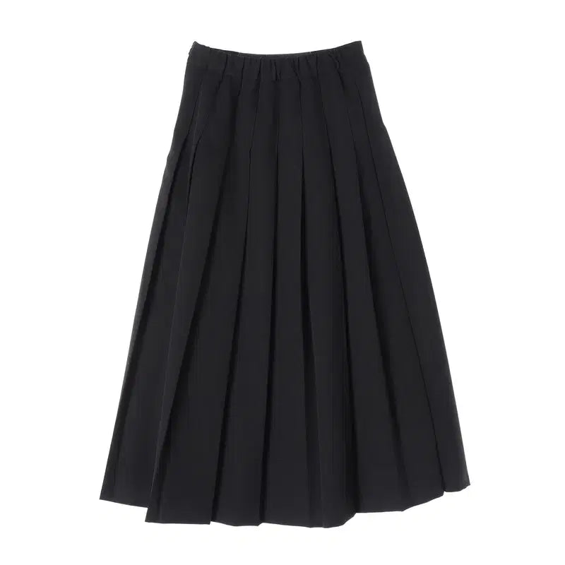 [BUNJANG] Pleated Elastic Waist Skirt (Women&