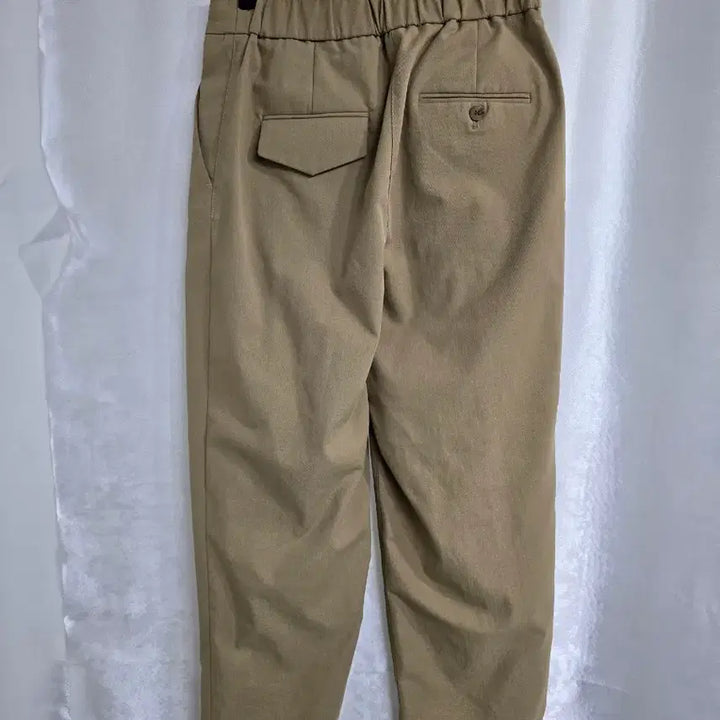 [BUNJANG] Agram Beige Pleated Wide Pants / 에그램 베이지 플리츠 와이드 팬츠 (2009)