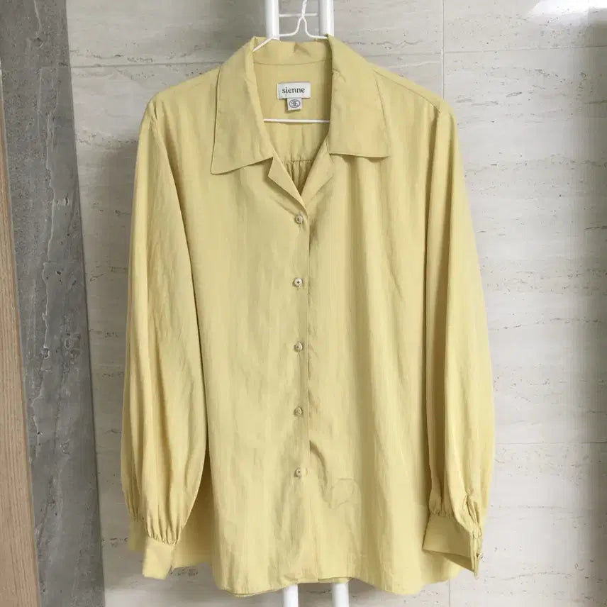 [BUNJANG] Sienne Shirred Blouse Free Size / sienne 시엔느 셔츠 블라우스 free
