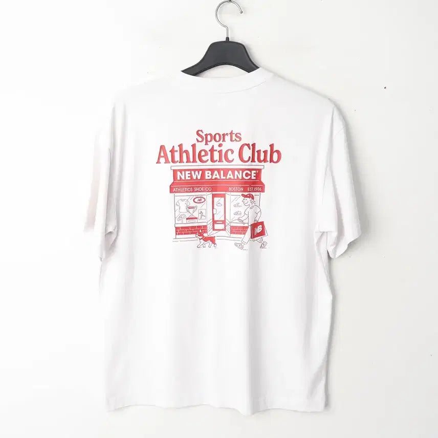 [BUNJANG] New Balance White T-Shirt (Size S/90) / 90/뉴발란스 티셔츠