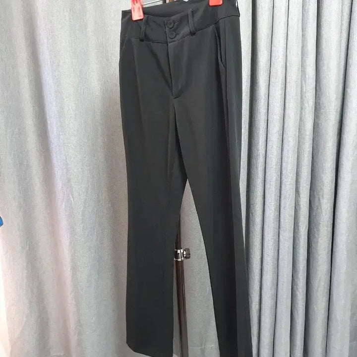 [BUNJANG] S Span Black Slacks / S스판 블랙 슬랙스