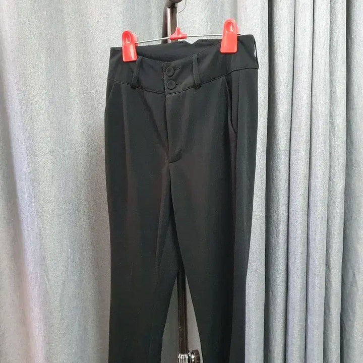 [BUNJANG] S Span Black Slacks / S스판 블랙 슬랙스