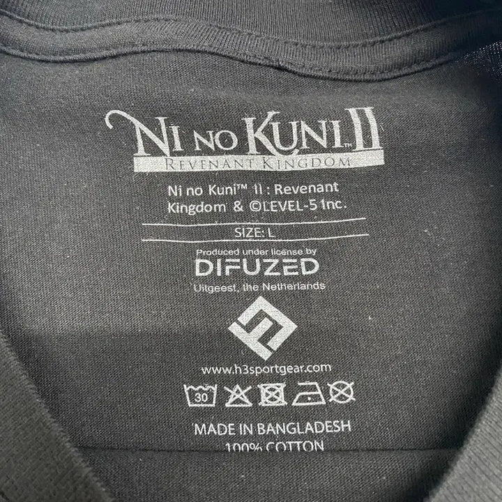 [BUNJANG] Ninokuni Official Animation T-Shirt / 니노쿠니 오피셜 애니메이션 티셔츠 애니티