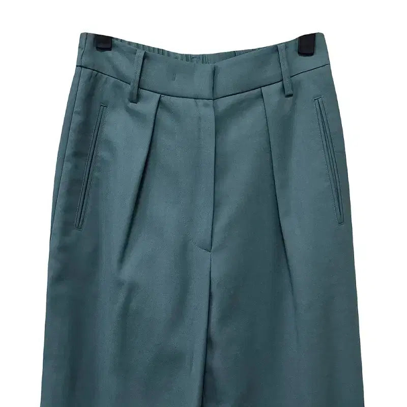 [BUNJANG] System Pintuck Cotton Slacks / 여25/시스템(한섬) 핀턱 코튼 슬랙스