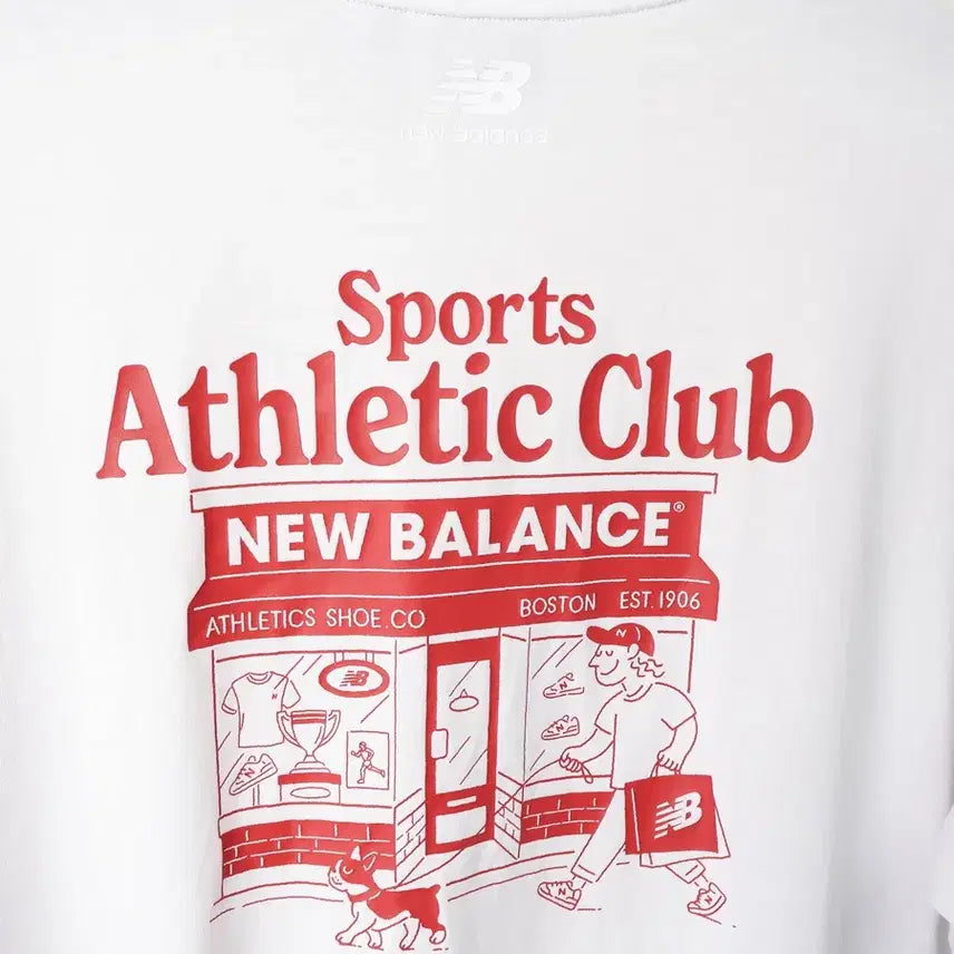 [BUNJANG] New Balance T-Shirt White / 100/뉴발란스 티셔츠