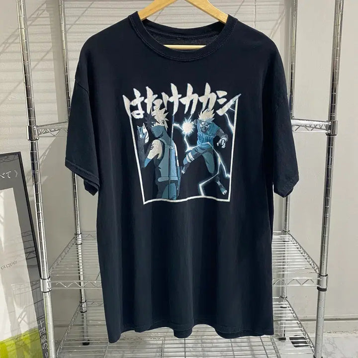 [BUNJANG] Naruto Kakashi Official Anime T-Shirt / 나루토 카카시 오피셜 애니메이션 티셔츠 애니티