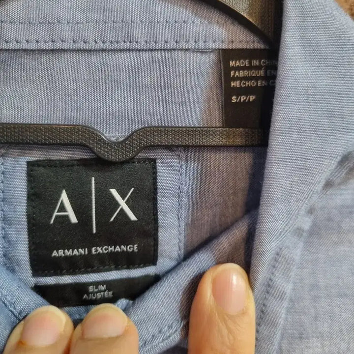 [BUNJANG] Armani Exchange Slim Fit Short Sleeve Shirt Size S / 아르마니 익스체인지 반팔 셔츠 S 새상품