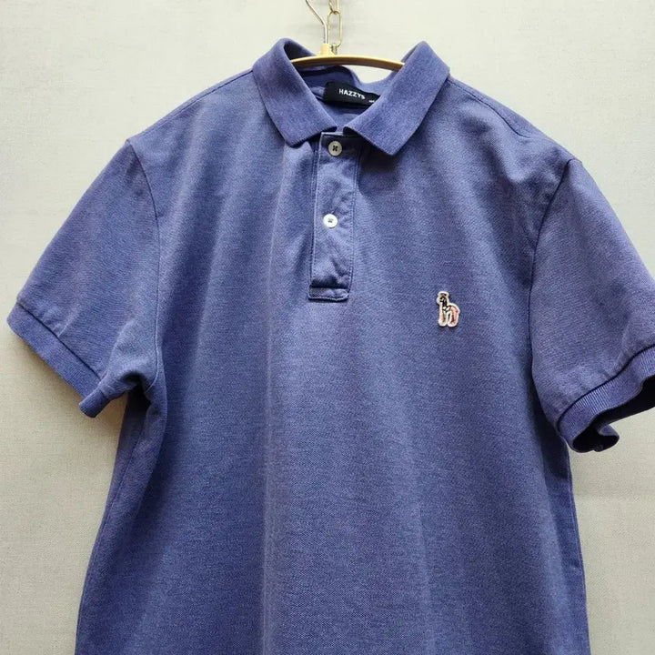 [BUNJANG] Hazzys Logo Short Sleeve Polo Shirt (M) Unisex / 헤지스 로고 반팔카라 100(M) 남여공용