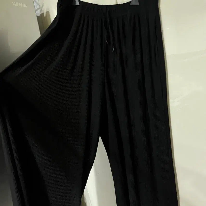 [BUNJANG] Crocodile Ladies Pleated Wide Cooling Pants / (79)크로커다일 레이디스 플리츠 와이드 쿨링팬츠