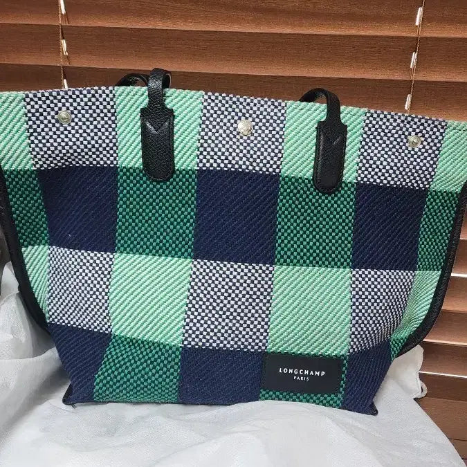 [BUNJANG] Longchamp Check Tote Bag / 롱샴 체크 토트백