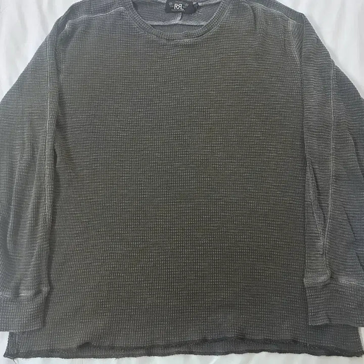 [BUNJANG] RRL Waffle Thermal T-Shirt L Grey / RRL 와플 써멀 티셔츠 그레이 L
