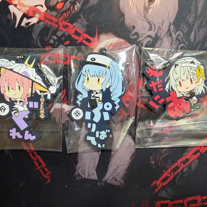 [BUNJANG] Goddess of Victory: NIKKE 3 Types Rubber Keychains / 승리의 여신 니케 러버 키링3종