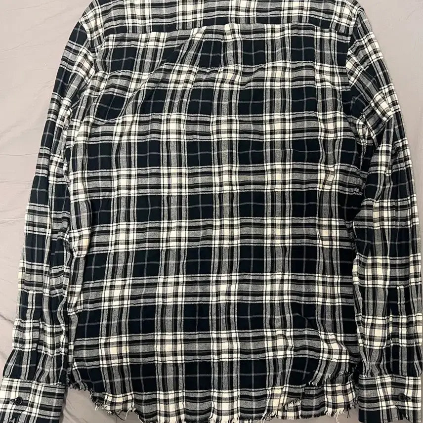 [BUNJANG] Saint Laurent Flannel Checkered Shirt / 생로랑 플란넬 셔츠