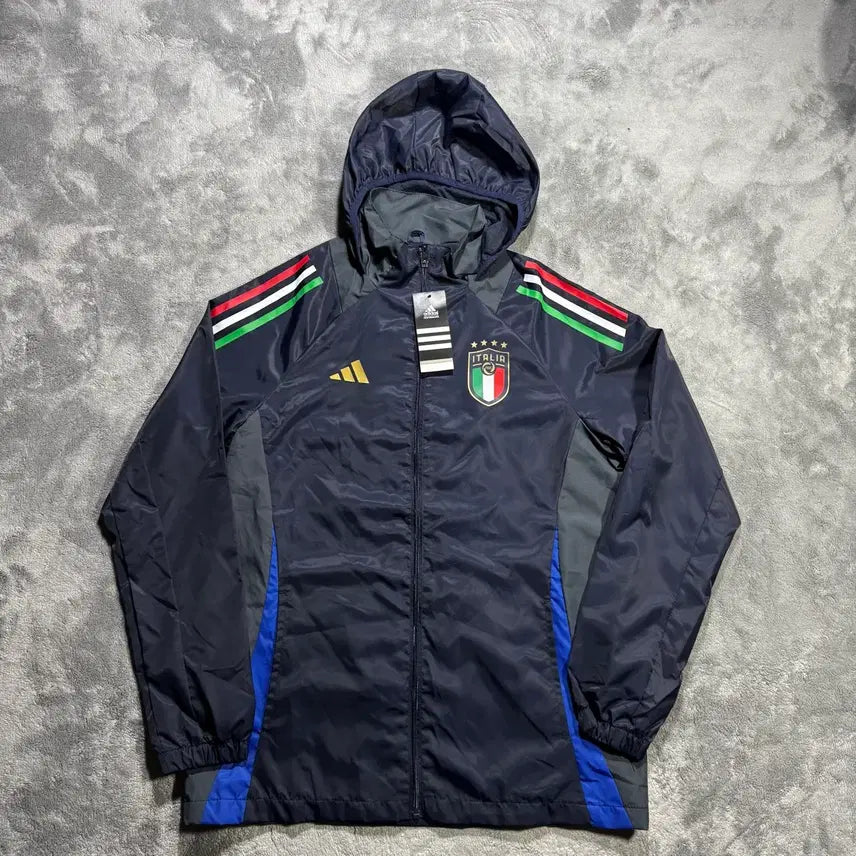 [BUNJANG] Adidas Italy Windbreaker Jacket / 아디다스 이탈리아 바람막이