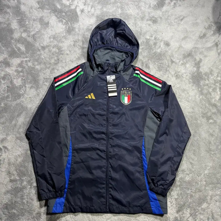 [BUNJANG] Adidas Italy Windbreaker Jacket / 아디다스 이탈리아 바람막이