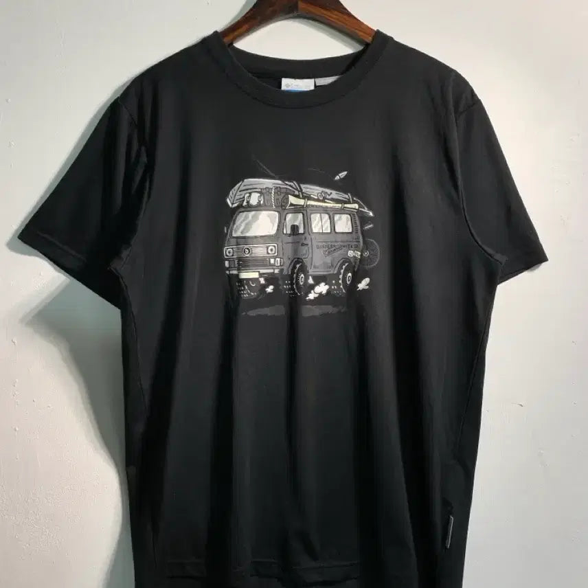 [BUNJANG] Columbia Black T-Shirt L / 만원샵) columbia 콜롬비아 티셔츠 블랙 L C389