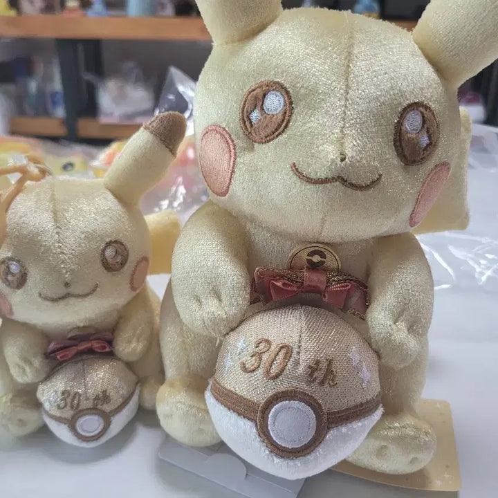 [BUNJANG] Pokemon 30th Anniversary Pikachu Doll Keychain Set / 포켓몬스터 30주년 피카츄 인형 키링 세트