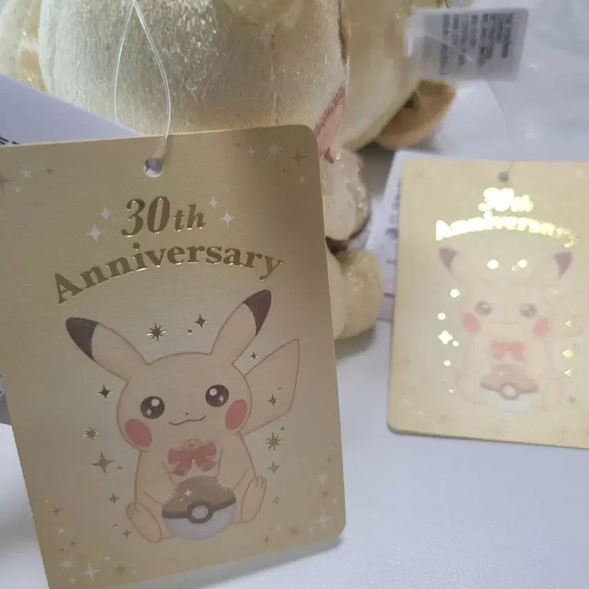 [BUNJANG] Pokemon 30th Anniversary Pikachu Doll Keychain Set / 포켓몬스터 30주년 피카츄 인형 키링 세트