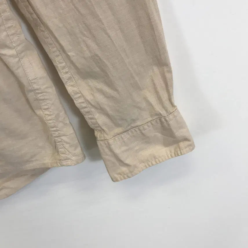 [BUNJANG] Tommy Hilfiger Beige Cotton Shirt L / 타미힐피거 베이지 코튼셔츠 [L사이즈]